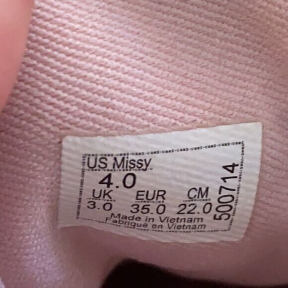 Vans Off The Wall Pink Sneakers - Picture 7 of 7